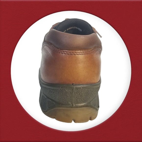 ECCO Track Gore-Tex Brown Leather Lace Up Sneaker Shoes Mens Euro 45‎ US 12 - Picture 13 of 16